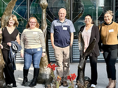 Staff after tour at Children's Hospital Colorado