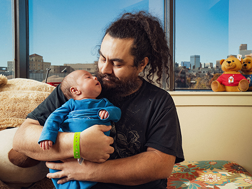 dad and baby