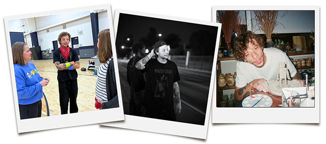 photos of Max our facilities technician